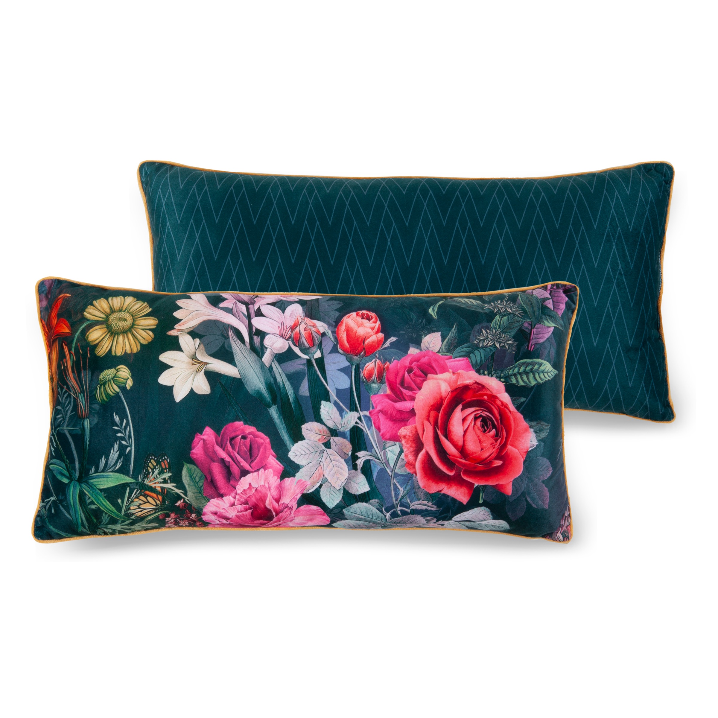 Image of Descanso Dekokissen »Simone«, (1 St., 1 30 X 60 cm Dekokissen-Mit Biese), mit Blumendruck bei Ackermann Versand Schweiz
