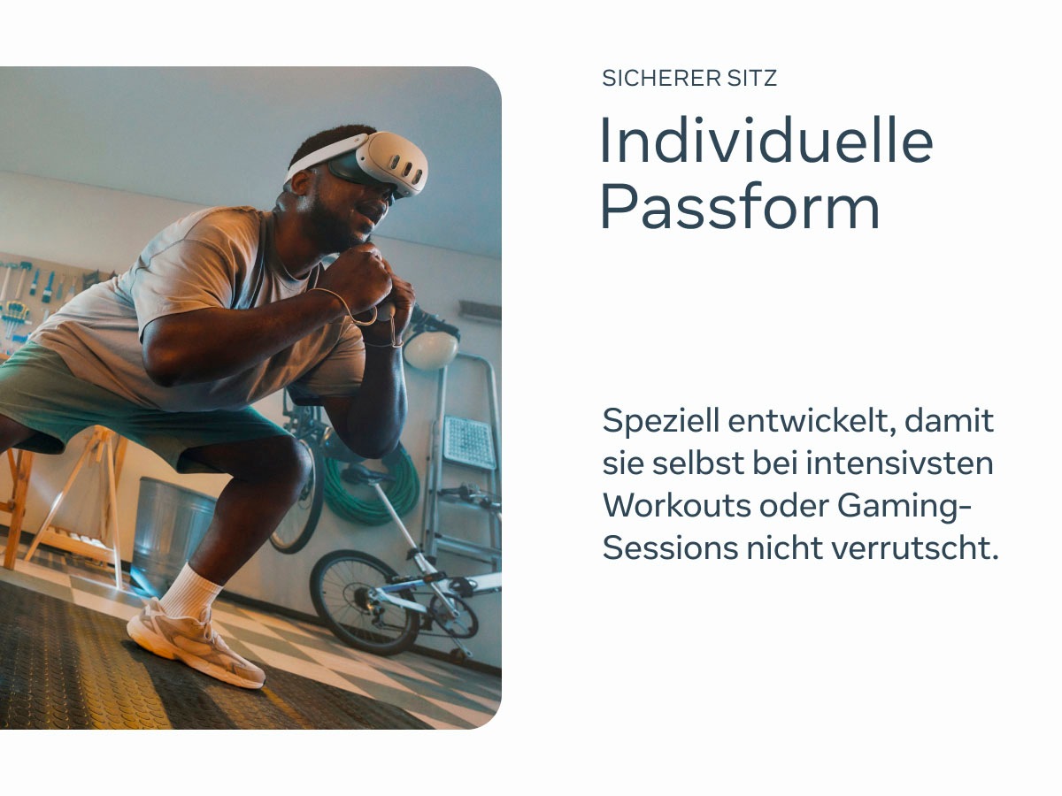 Meta VR Brillen-Halterung »Quest 3 Silicone Facial Interface«