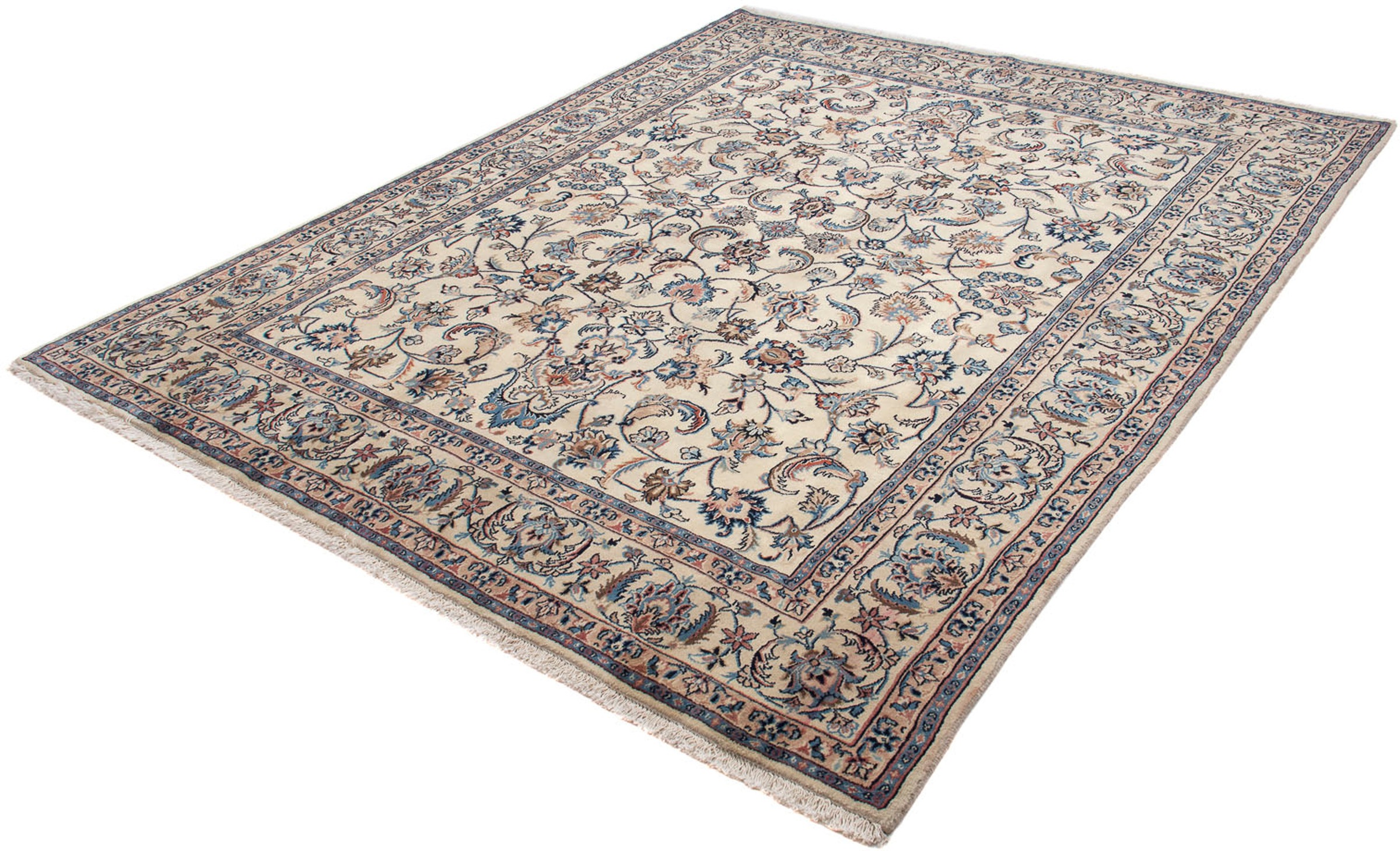 Image of morgenland Orientteppich »Perser - Classic - 244 x 194 cm - beige«, rechteckig, 10 mm Höhe, Wohnzimmer, Handgeknüpft, Einzelstück mit Zertifikat bei Ackermann Versand Schweiz
