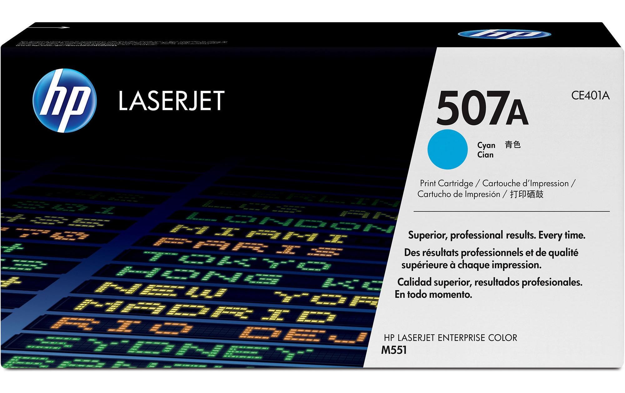 Image of Tonerpatrone "507A - Cyan (CE401A)"