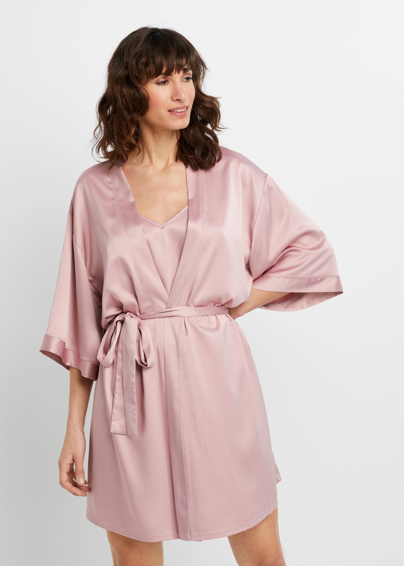 bonprix Kimono Set, 2er,  im Kimono-Stil mit Negligé