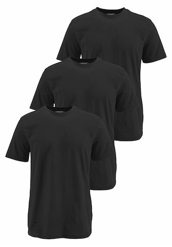 T-Shirt, (Packung, 3 tlg., 3er-Pack), perfekt als Unterzieh- T-shirt