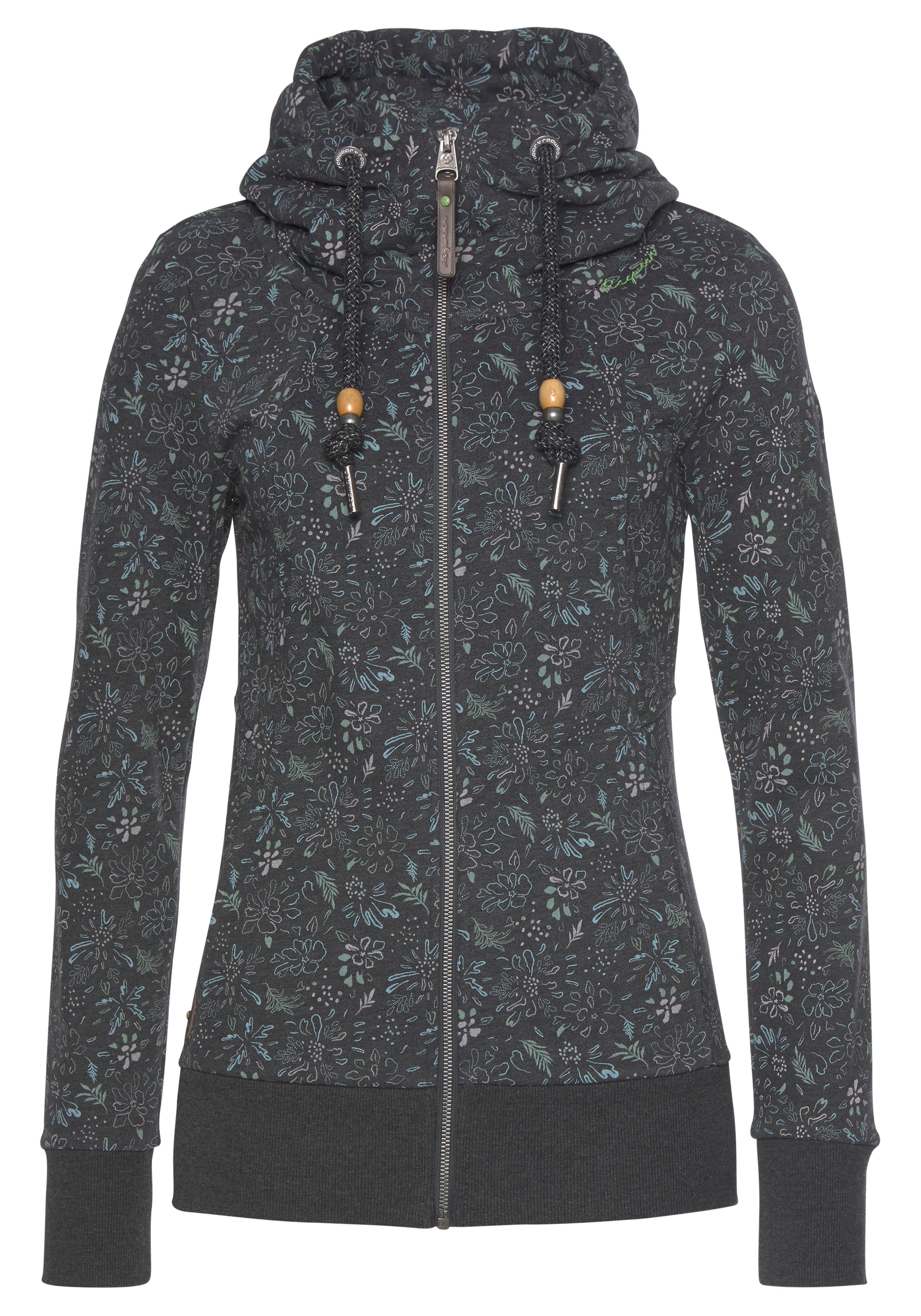 Image of Ragwear Sweatjacke »LIBERTY B«, mit multicolor Blumen-Print bei Ackermann Versand Schweiz