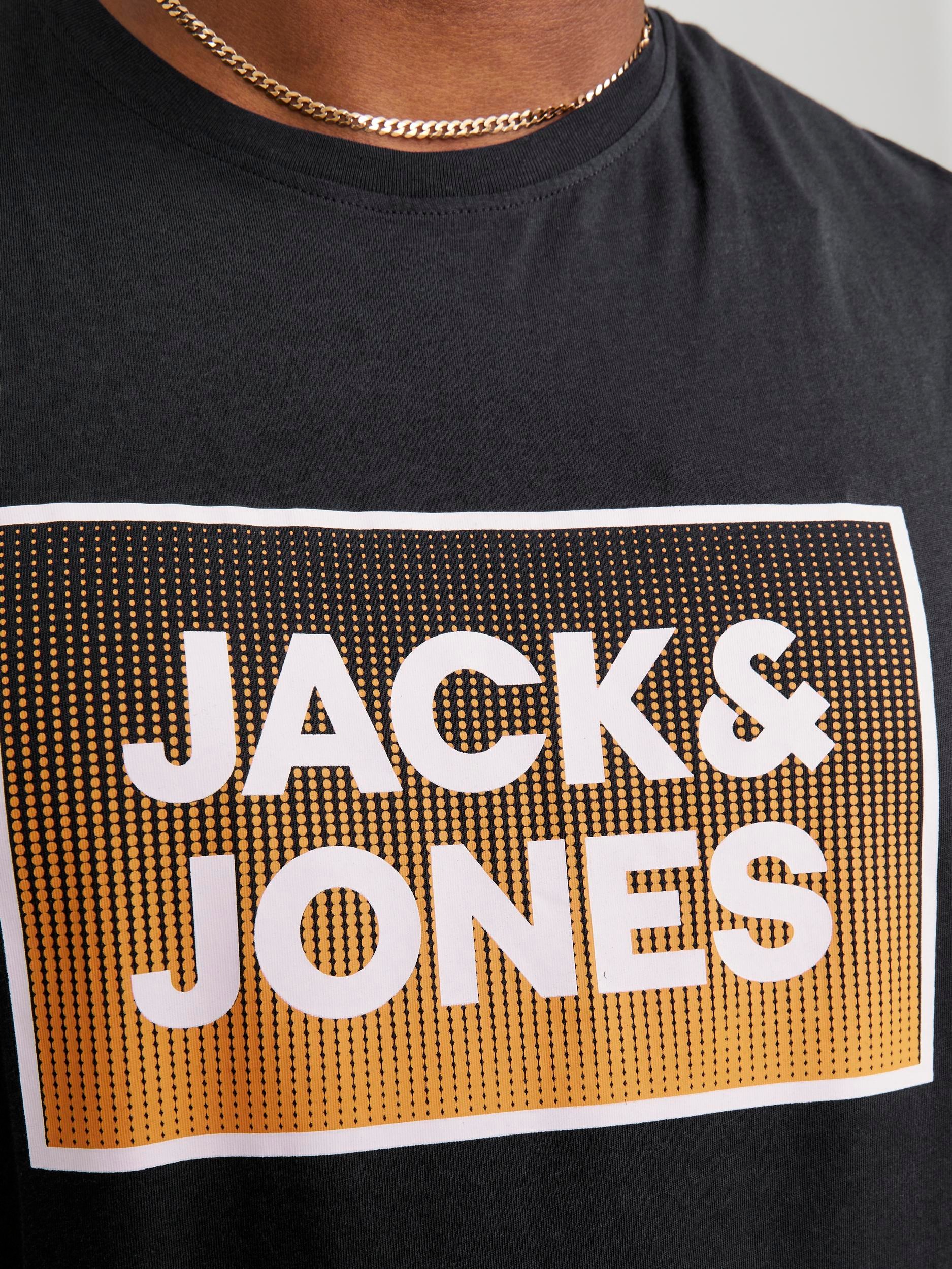 Jack & Jones PlusSize Rundhalsshirt »JJSTEEL TEE SS CREW NECK PLS«