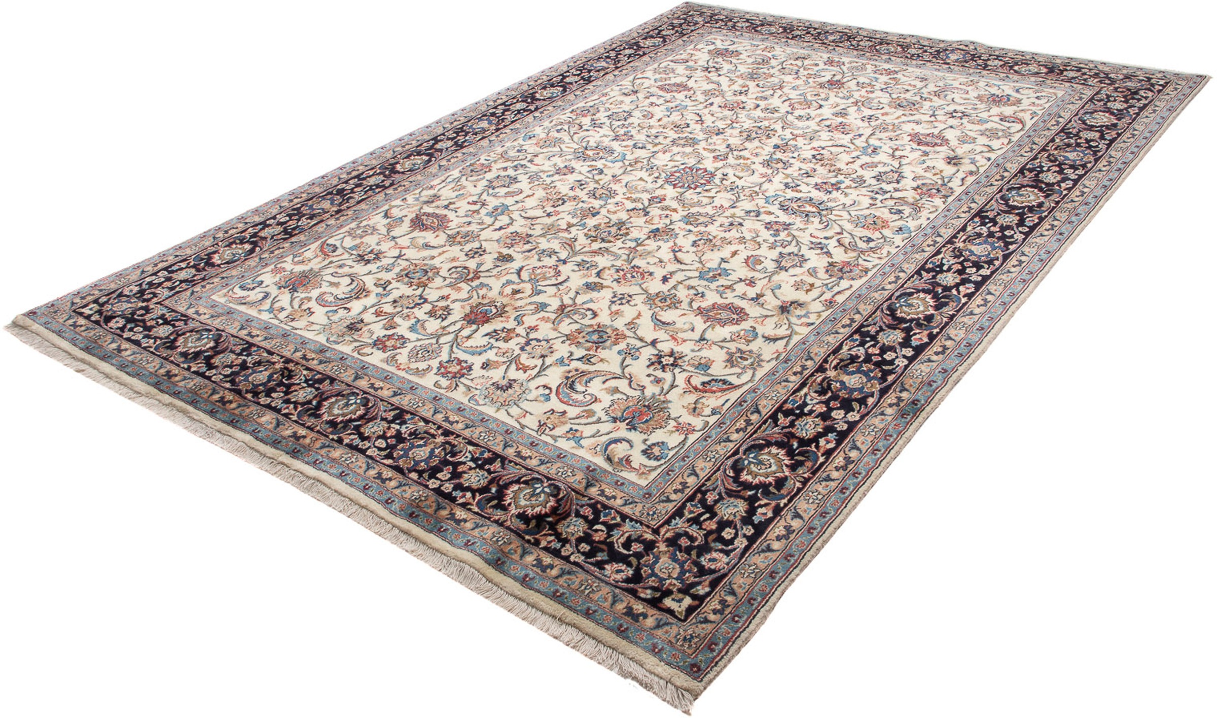 Image of morgenland Orientteppich »Perser - Classic - 291 x 196 cm - beige«, rechteckig, 10 mm Höhe, Wohnzimmer, Handgeknüpft, Einzelstück mit Zertifikat bei Ackermann Versand Schweiz