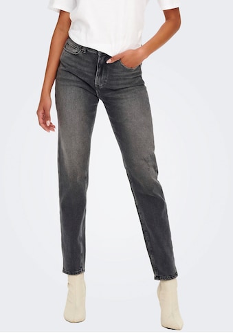 Straight-Jeans »ONLEMILY STRETCH HW ST ANK CRO614«