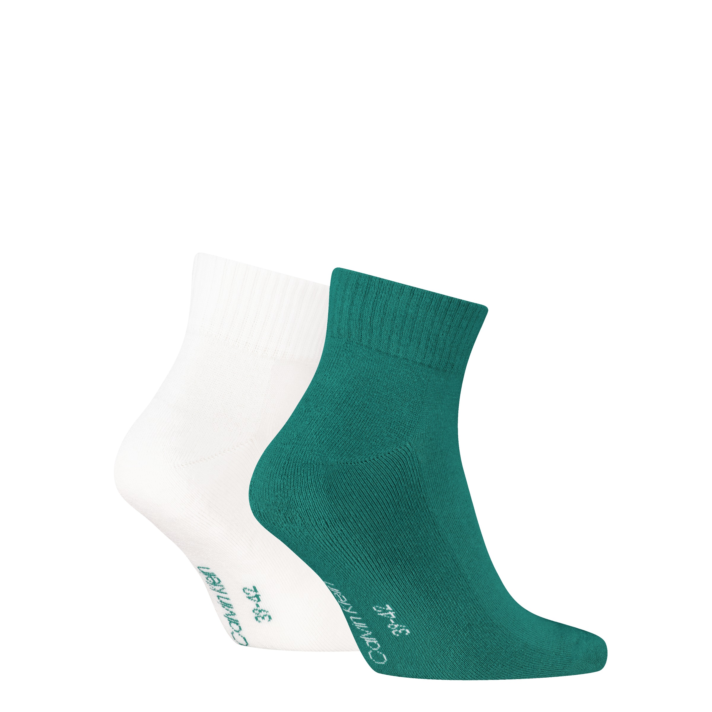 Calvin Klein Jeans Chaussettes courtes »CKJ MEN QUARTER MONOGRAM« 2 Paar,  mit dezenter Logostickerei, komfortable Frotteesohle