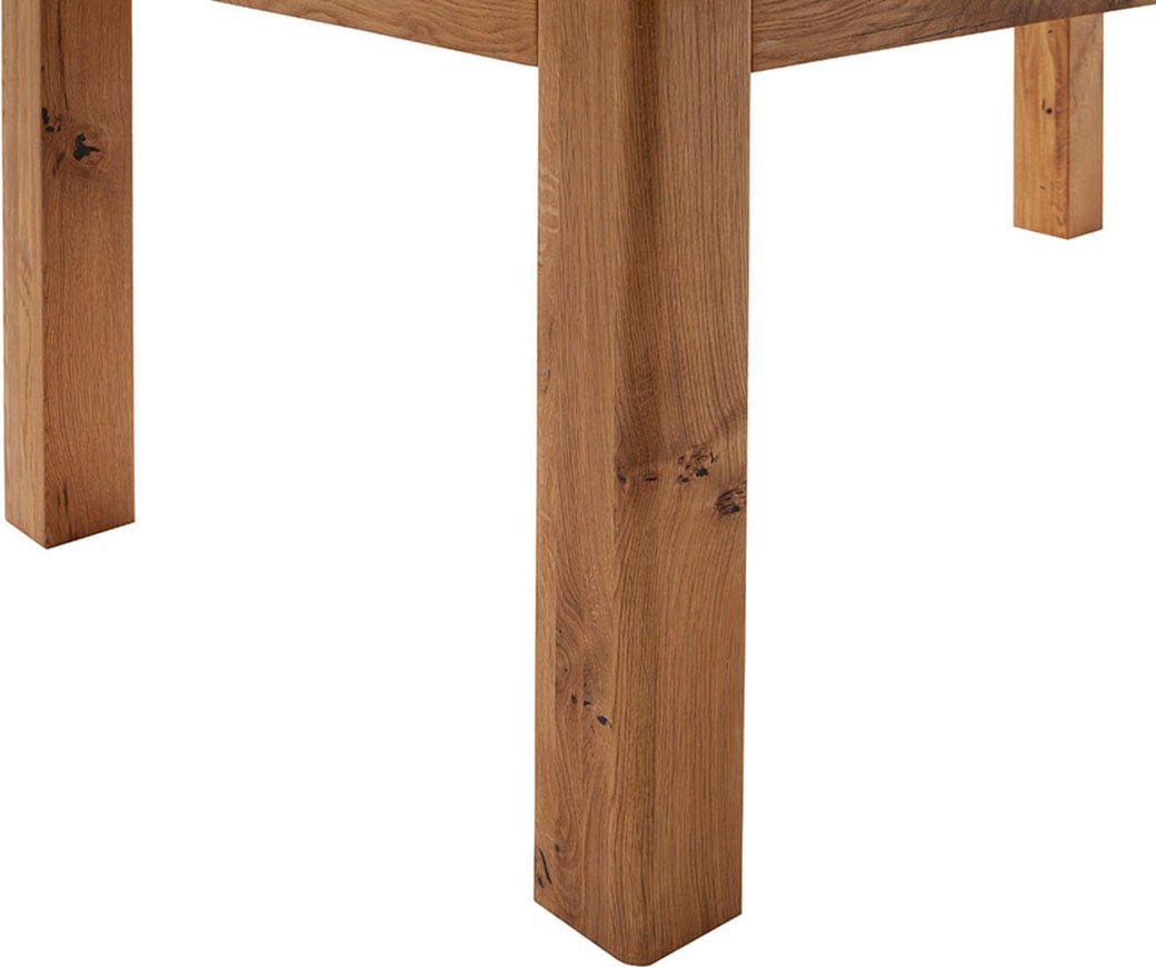 MCA furniture Esstisch »ETNA 4-Fuss Tisch« Einzelstück,  Massivholz,durchgehende Lamelle,Stollenfuss 10x10cm,Tischplatte 2,5cm