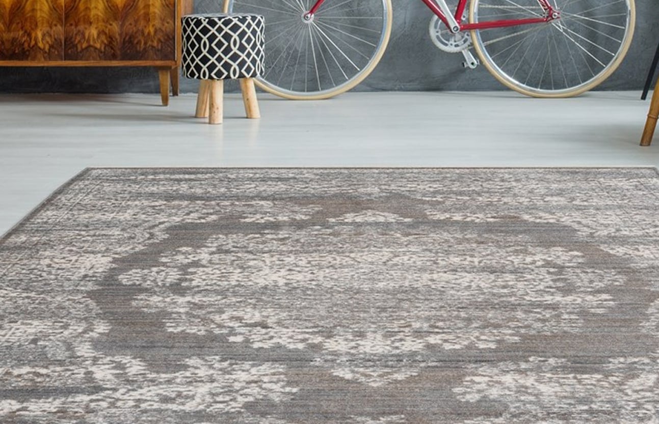 Image of calo-deluxe Teppich "Rossa 808" rechteckig 5 mm Höhe Vintage Design, Wohnzimmer