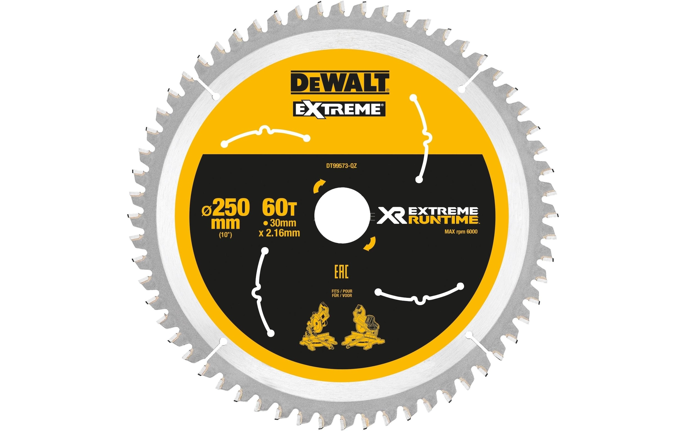 DeWalt Kreissägeblatt »250 x 30 mm«, (1 St.)