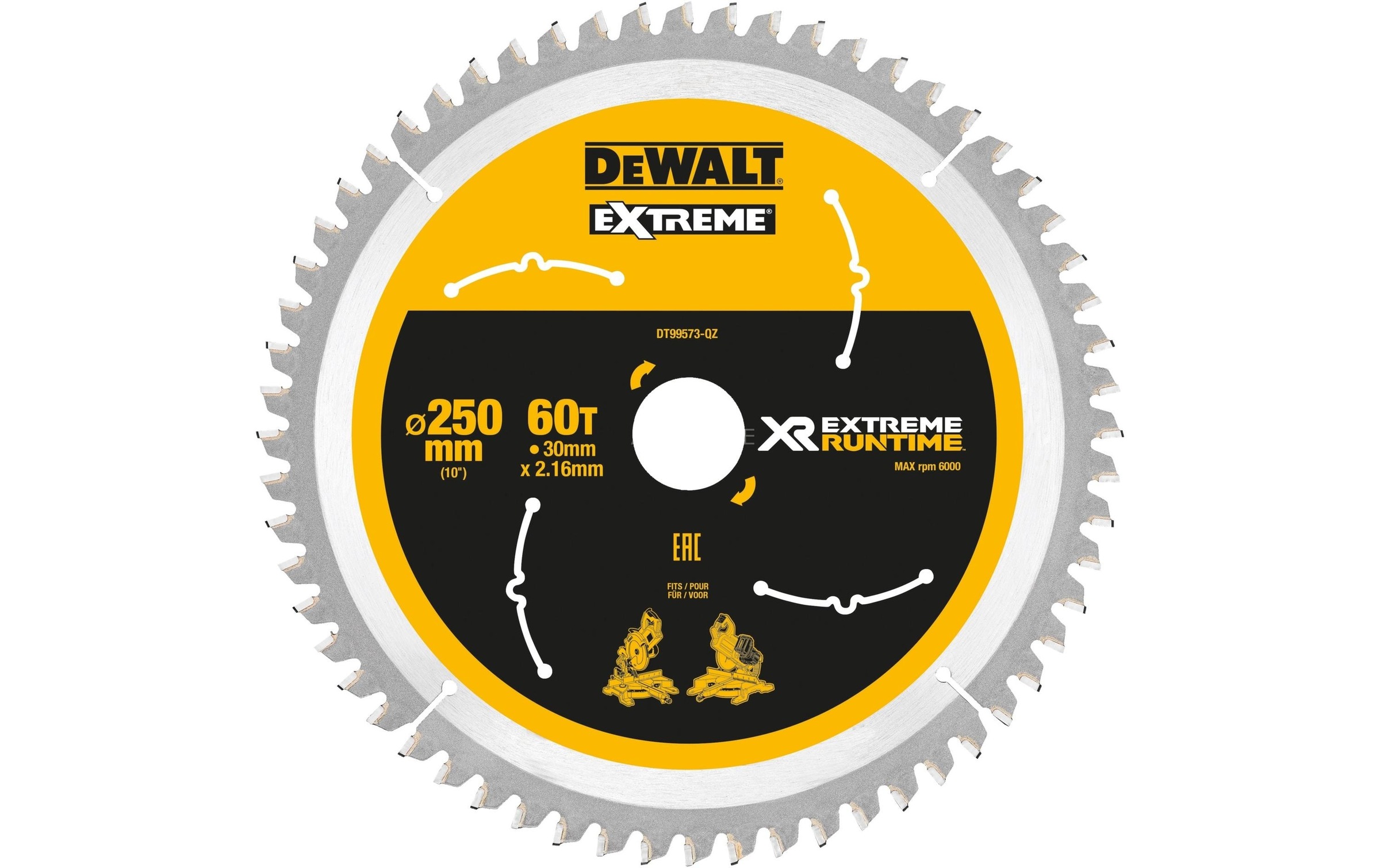 Image of DeWalt Kreissägeblatt "250 x 30 mm" 1 Stk. tlg.