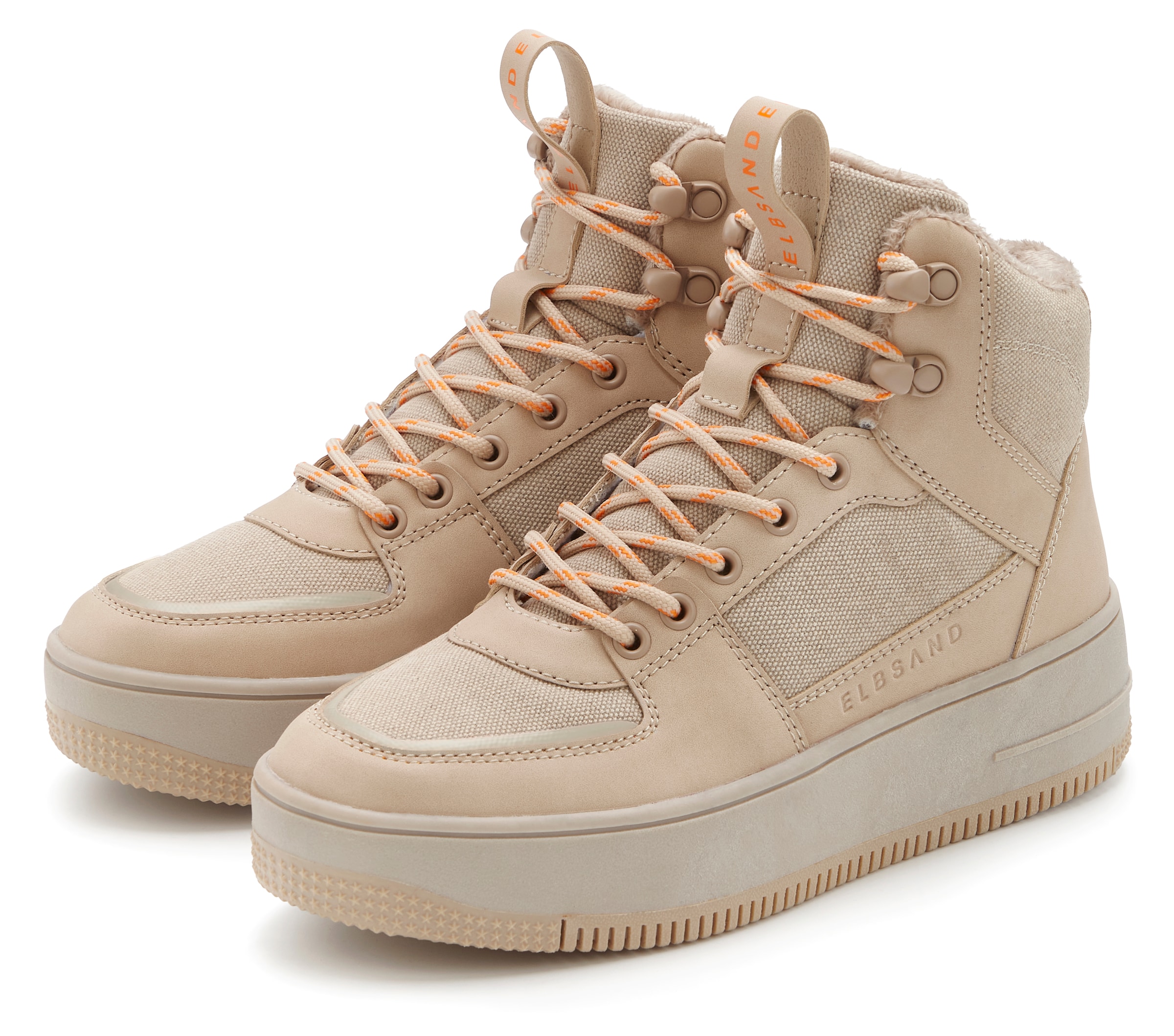 Image of Elbsand Sneaker "Freizeitschuh, Halbschuh, High Top Sneaker, Turnschuh, Schnürschuh" NEU mit wärmendem Futter und wasserabweisender Comfortex-Klimamembran