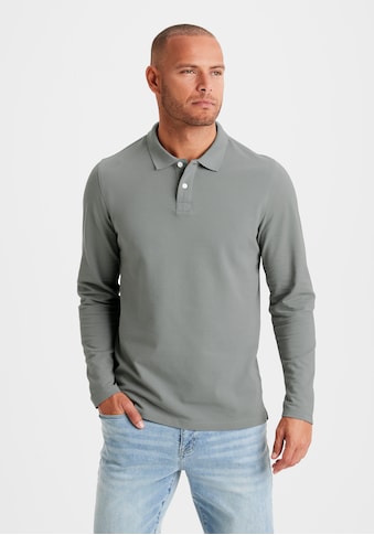 Langarm-Poloshirt »Regular Fit,«