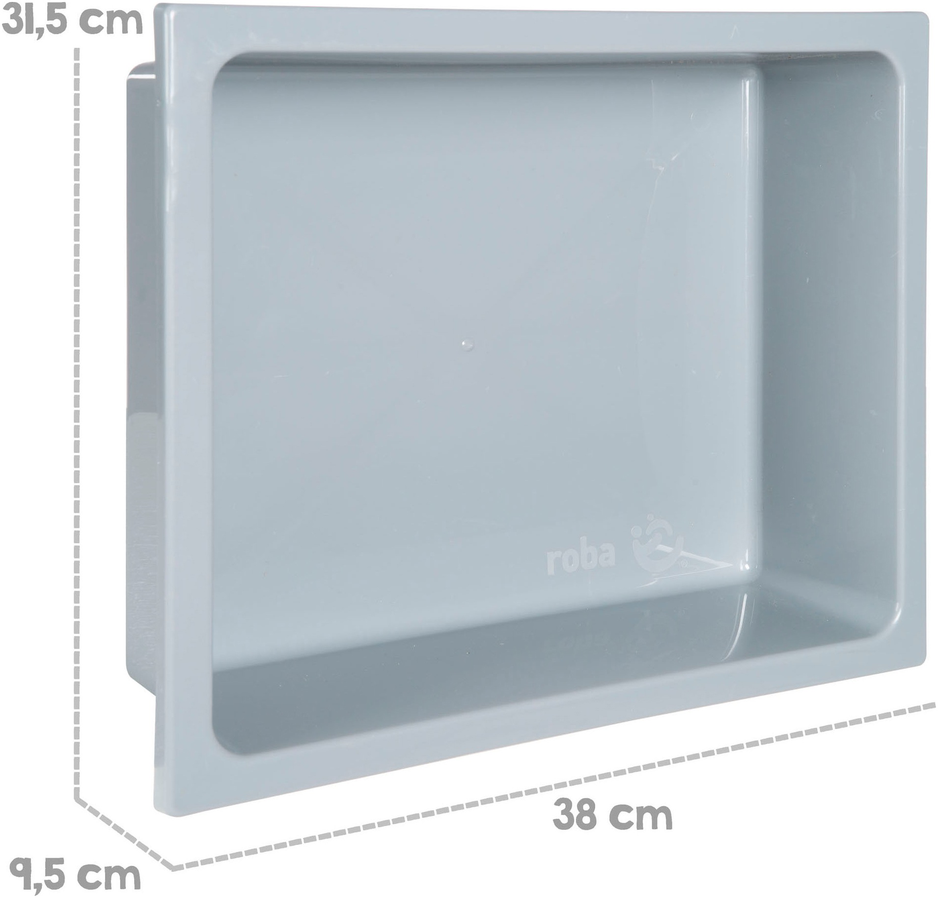 roba® Sandkasten »117 x 118 x 54 cm, mit Matschküche, grau« FSC® - schützt Wald