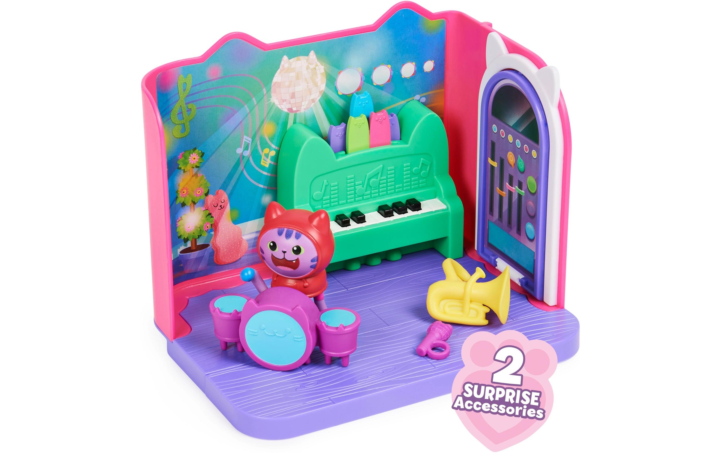 Spielwelt »Spinmaster Gabby's Dollhouse Catnips Musikzimmer Deluxe Rooms«