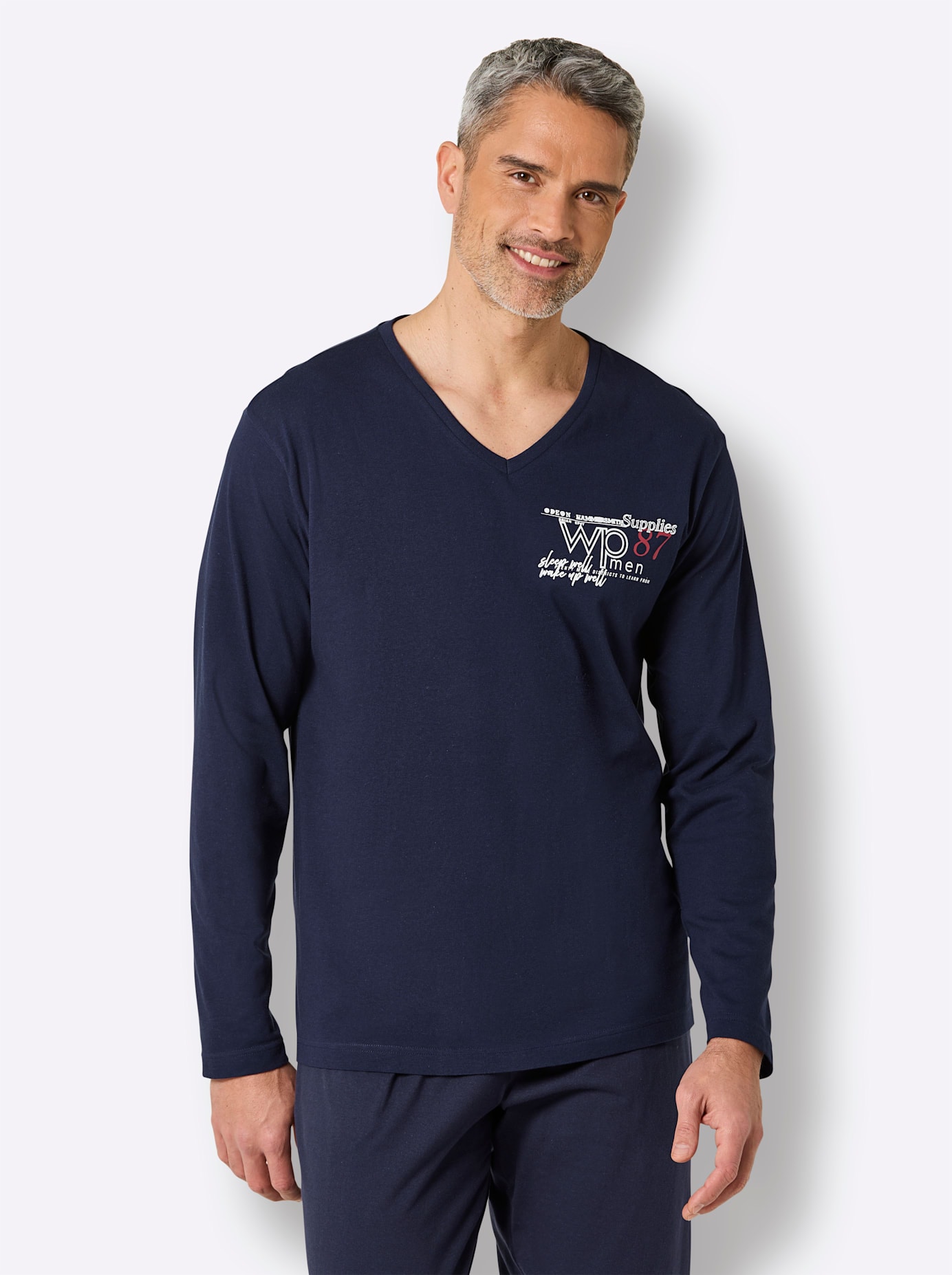 wäschepur Haut de pyjama »Schlafanzug-Shirt« 1