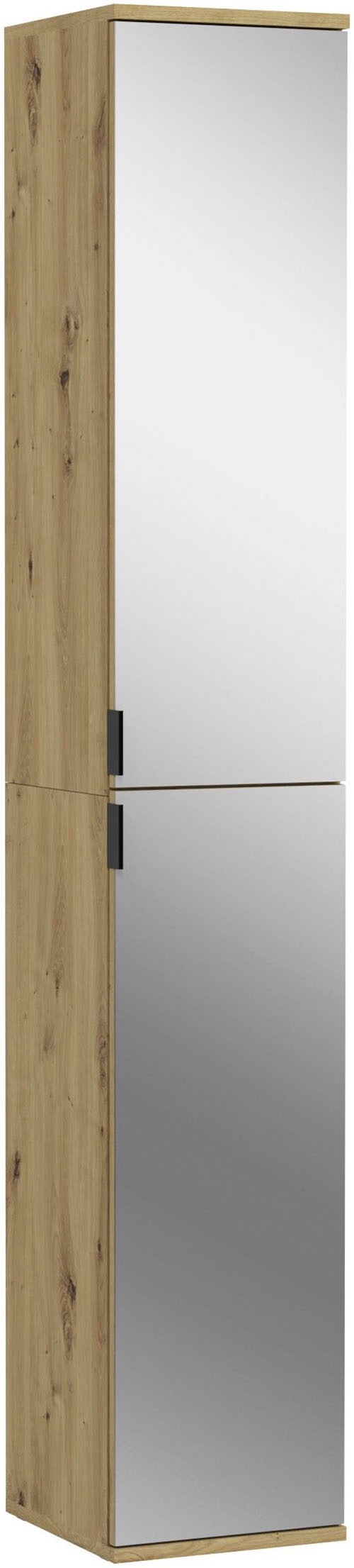 Image of Home affaire Mehrzweckschrank "TRONDHEIM, Höhe 193 cm, 2 Spiegeltüren, 6 Fächer, 4 Einlegeböden" Türanschlag wechselbar, in verschiedenen Farben erhältlich, Schrank, Hochschramk, Mehrzweckschrank, Universalschrank, Flur, Diele