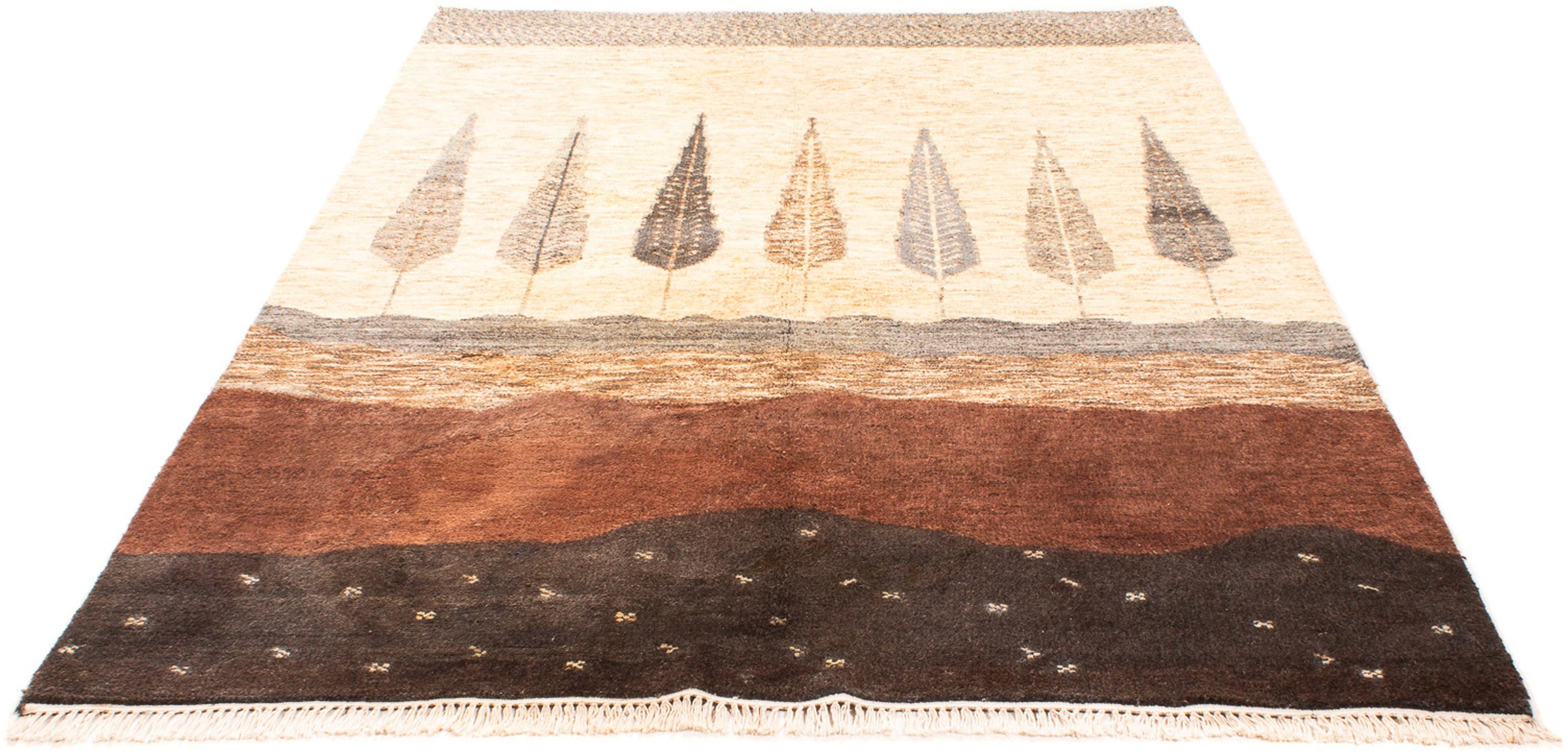 Image of morgenland Designteppich »Designer - 245 x 184 cm - beige«, rechteckig, 8 mm Höhe, Wohnzimmer, Handgeknüpft, Einzelstück mit Zertifikat bei Ackermann Versand Schweiz