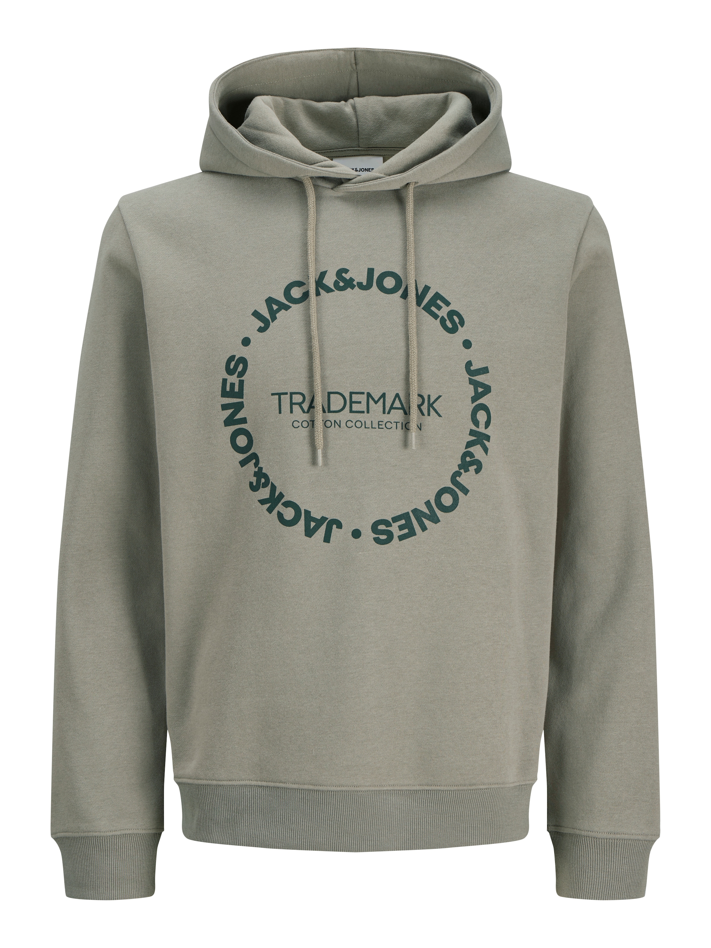 Jack & Jones PlusSize Sweat à capuche »JJBENSON SWEAT HOOD PLS«, mélange de matériaux, coupe régulière
