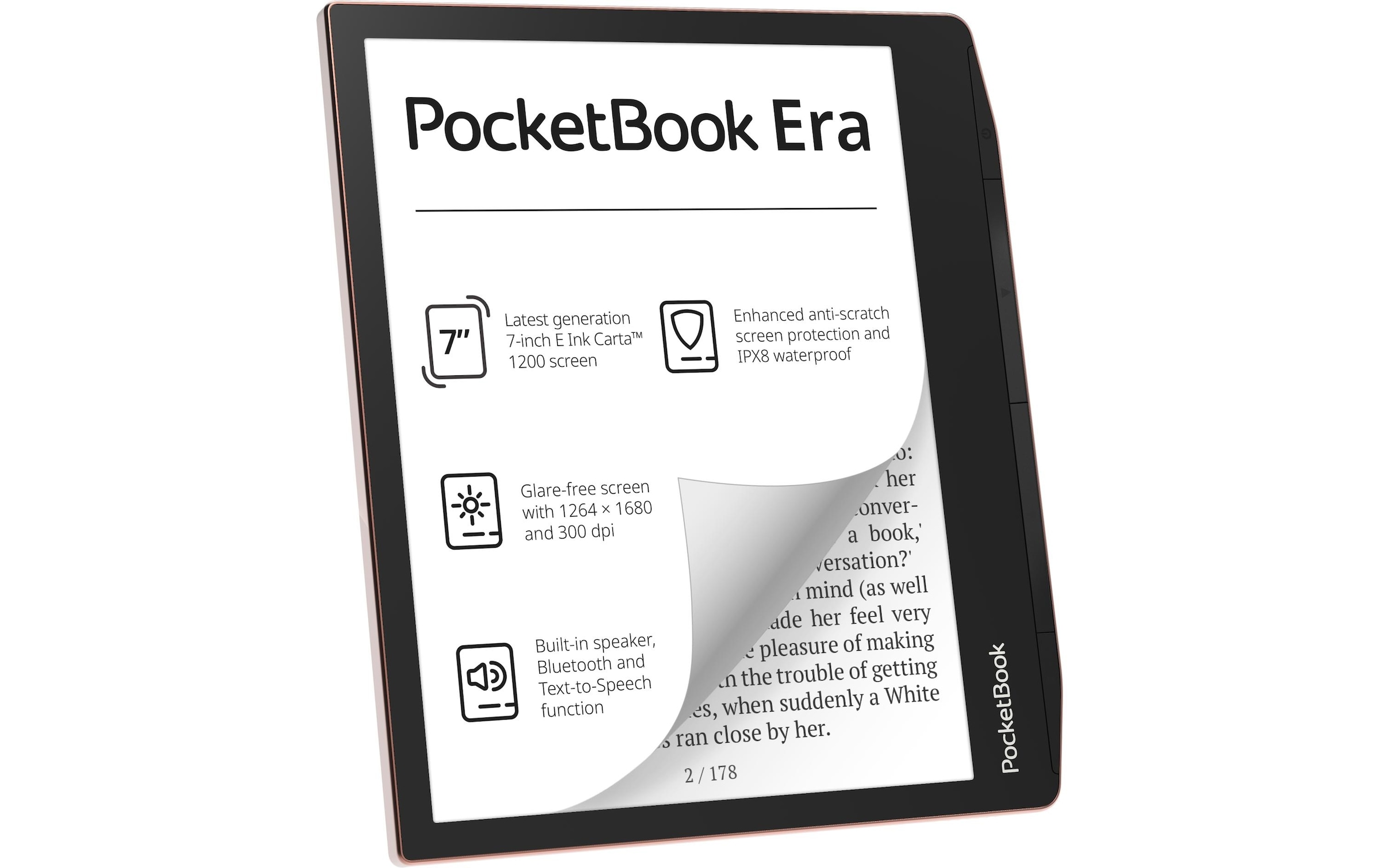 PocketBook E-Book »PocketBook Era 64GB, Sunset Copper, 300DPI«, (7 cm),)