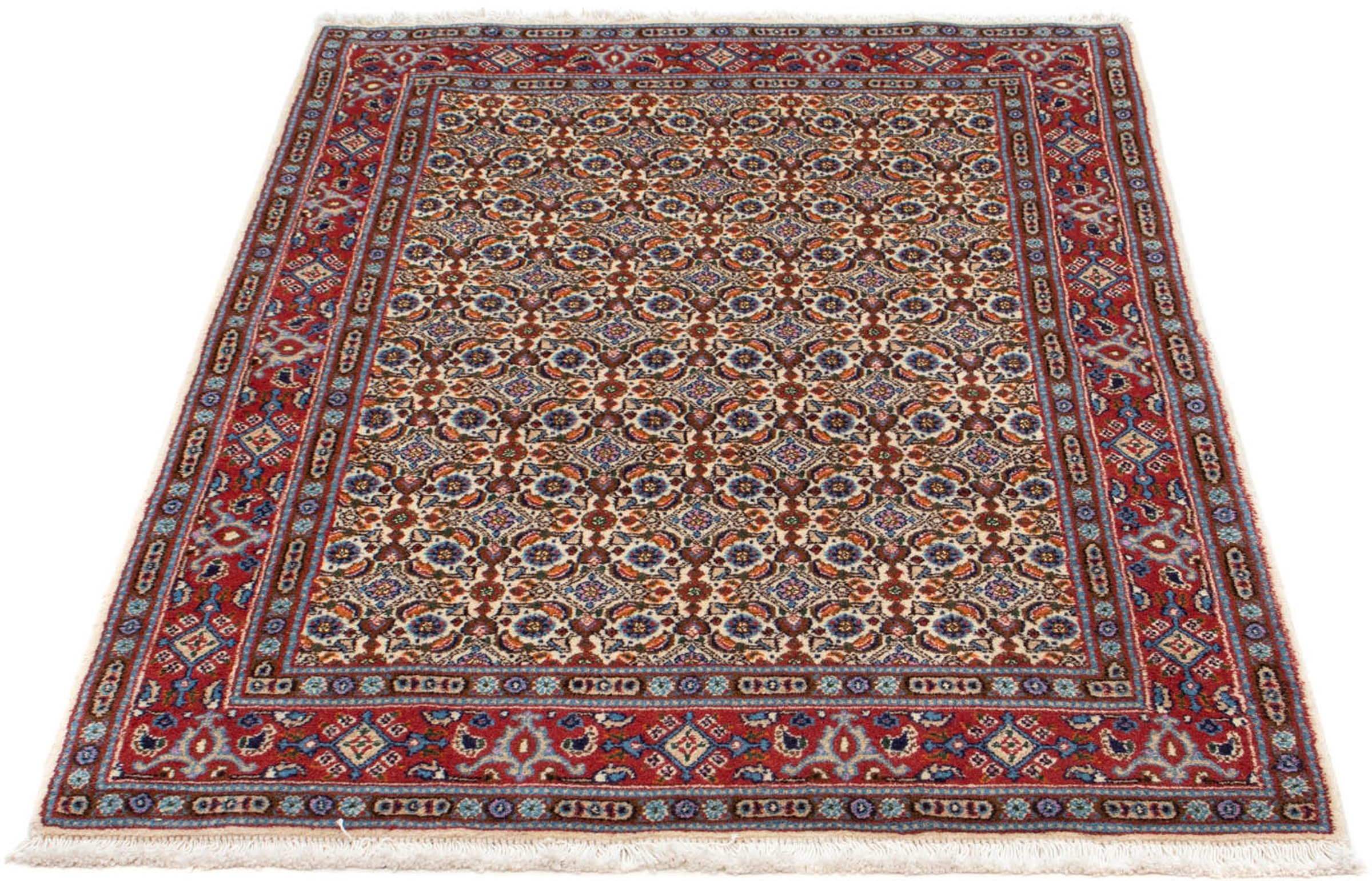 Image of morgenland Orientteppich »Perser - Classic - 144 x 95 cm - beige«, rechteckig, 10 mm Höhe, Wohnzimmer, Handgeknüpft, Einzelstück mit Zertifikat bei Ackermann Versand Schweiz