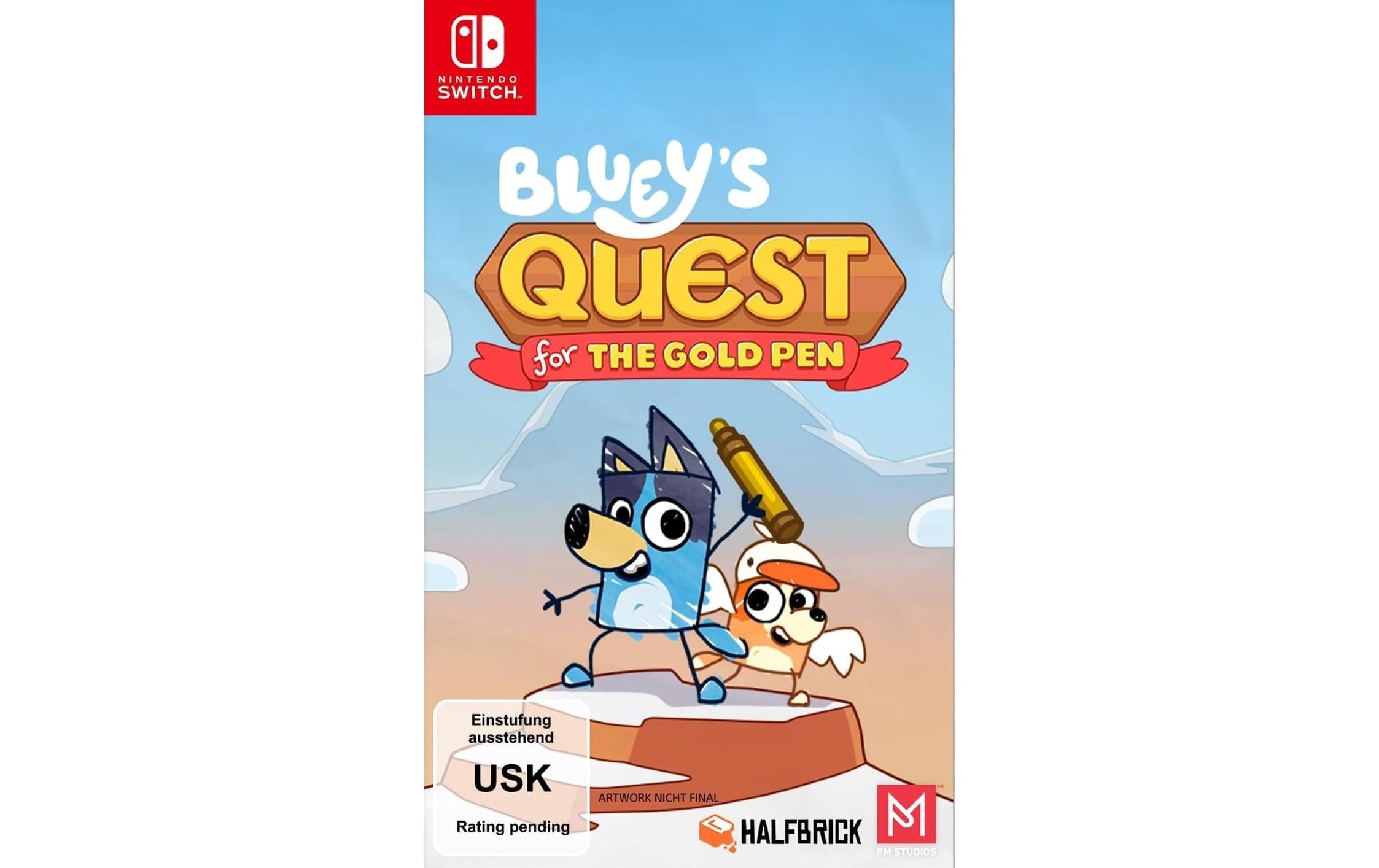Image of PM Studios Spielesoftware "Studios Blueys Quests for the Gold Pen [NSW] (D) (Box)" Nintendo Switch