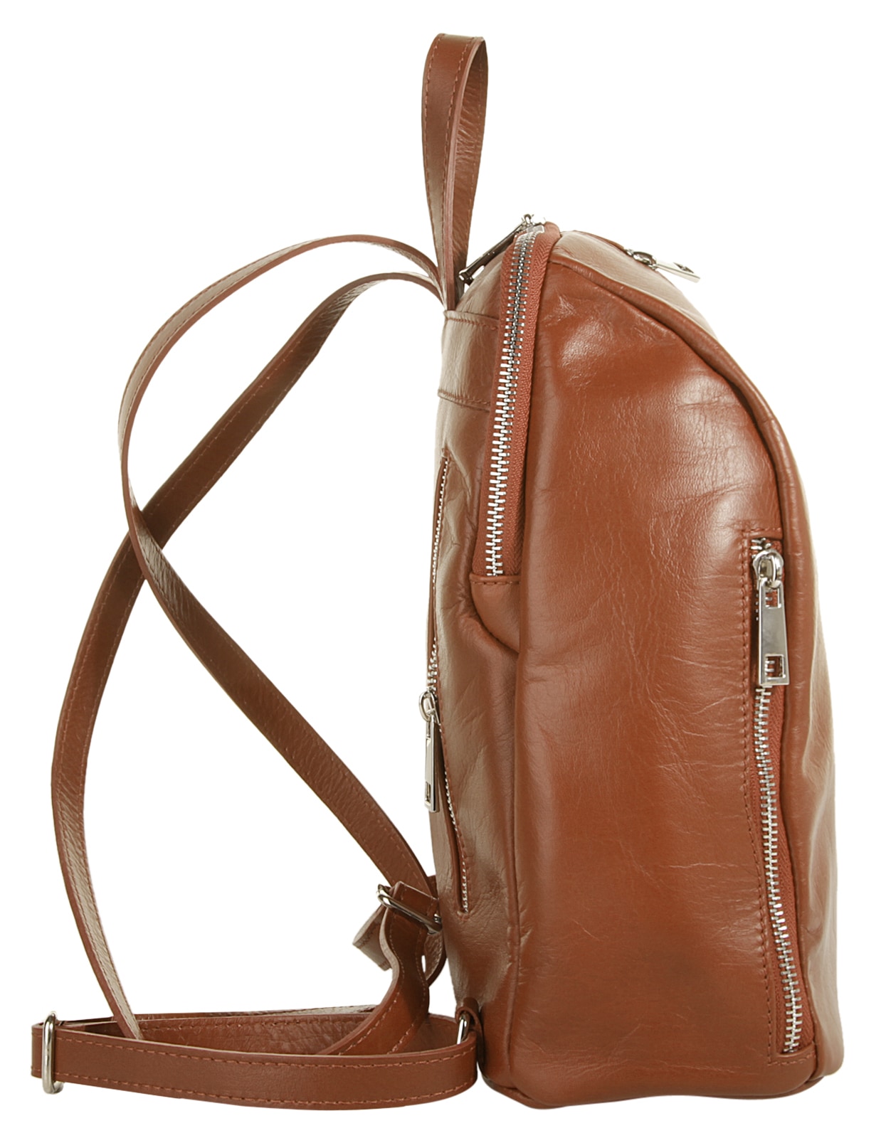 Samantha Look Cityrucksack, echt Leder, Made in Italy