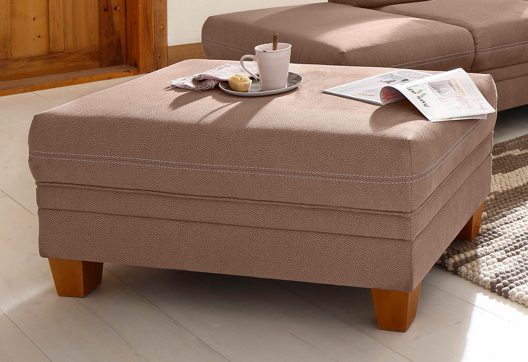 Image of Home affaire Hocker »Husum«, mit Kontrastnaht bei Ackermann Versand Schweiz