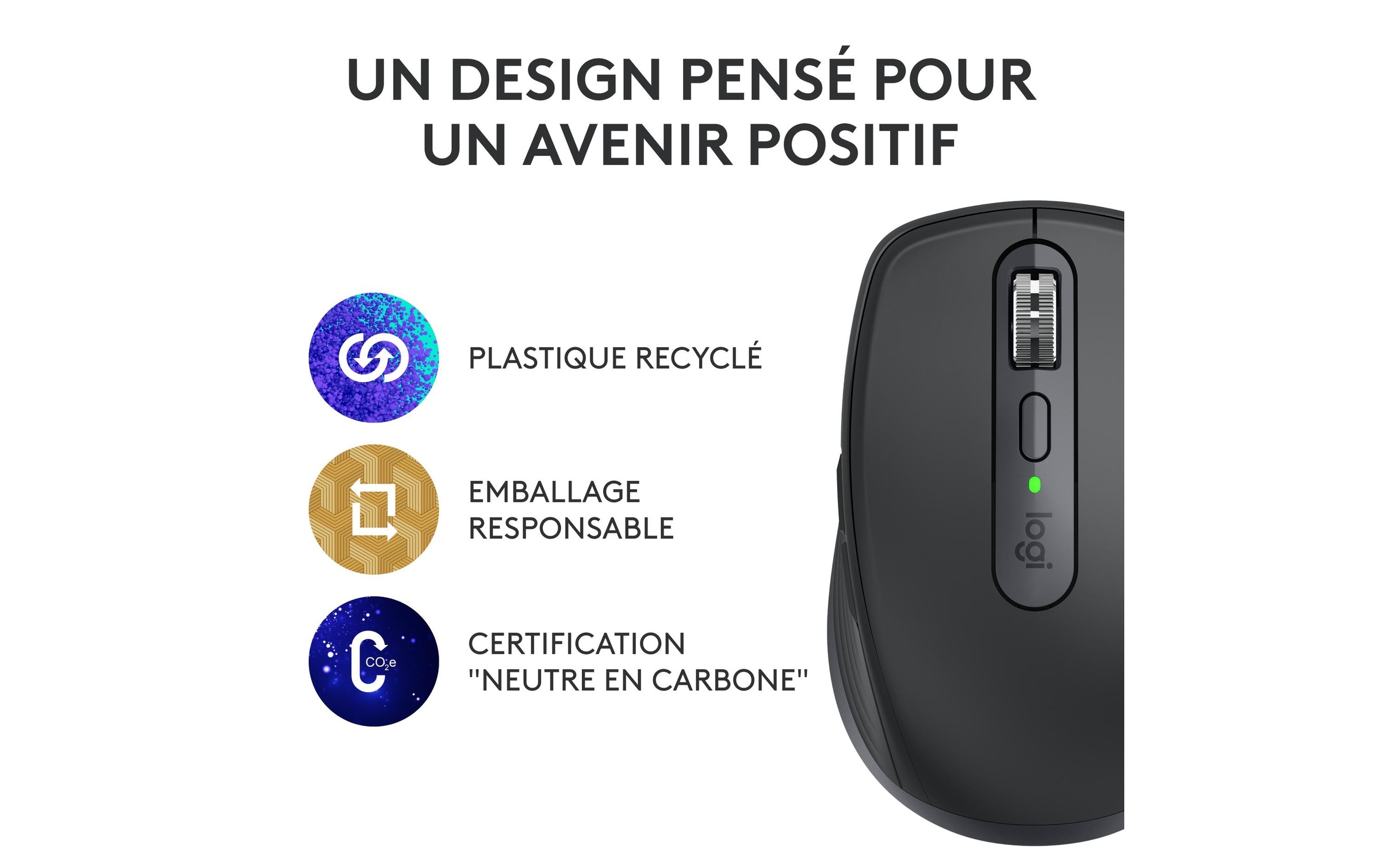 Logitech Maus »Maus MX Anywhere 3s for Business Graphite«, kabellos