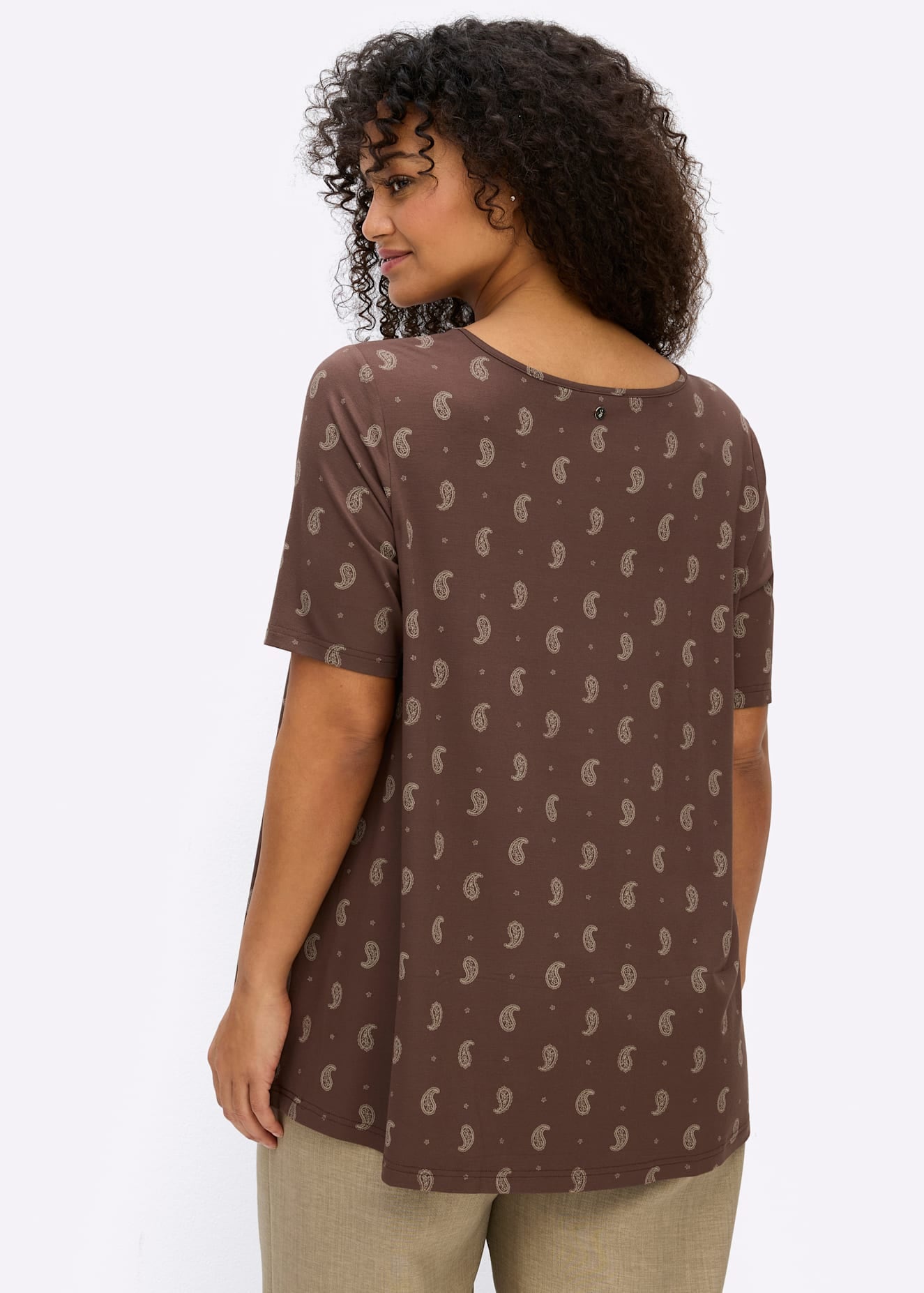 Sheego T-shirt long »Halbarmshirt« 1