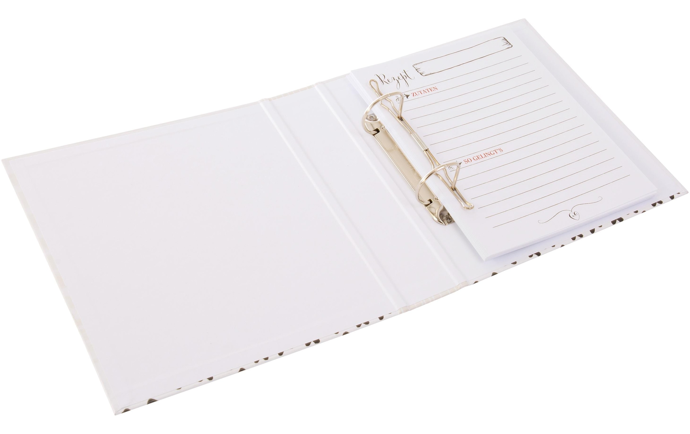 Goldbuch Notizbuch »Notizbuch für Rezepte Lieb«