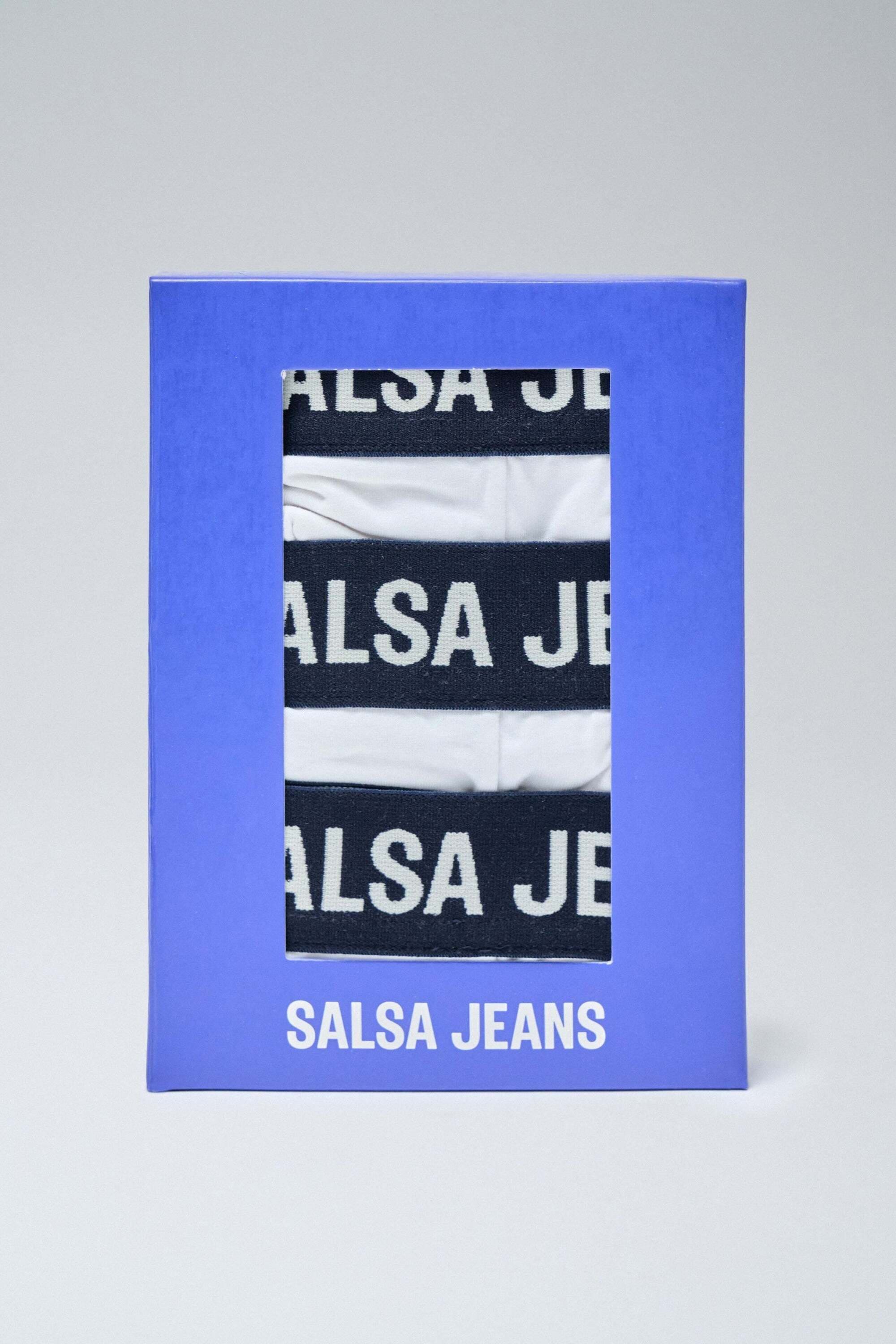 Salsa Trunk »Salsa Jeans Trunks 3 Branding And Solid Trunks Pack«